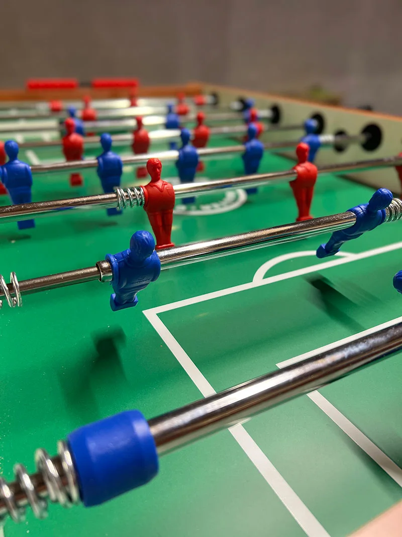 Kicker in der Spielscheune