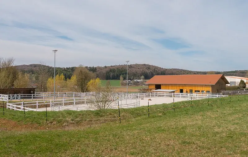 Außenanlage Jura Ferienhof